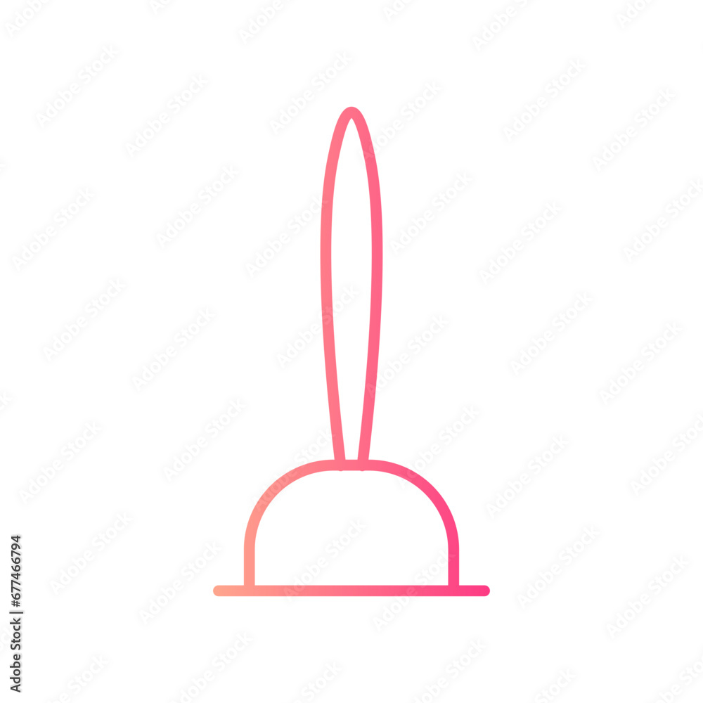 plunger line icon plunger line icon
