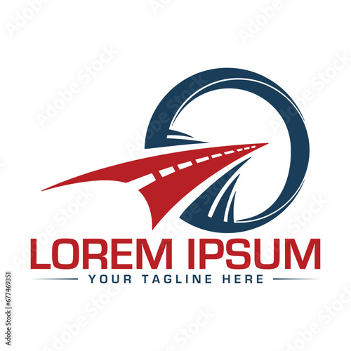 Free Download Road Logo Design Modern Logo Design Road Construction - GFXLoad