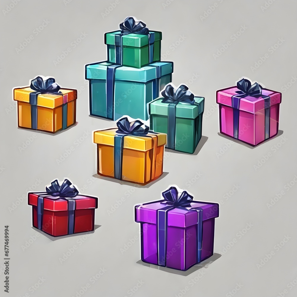 Fototapeta premium Gift Box Background Very Cool