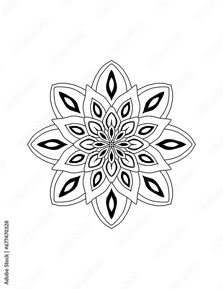 Mandala pattern Mandala pattern