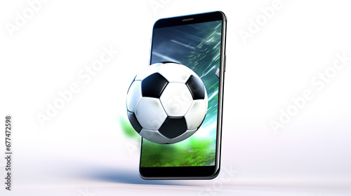 soccer ball with phone 