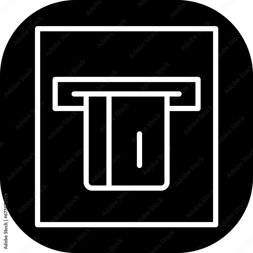 ATM finance icon with black filled line outline style. atm, bank, banking, business, finance, cash, money. Vector Illustration ATM finance icon with black filled line outline style. atm, bank, banking, business, finance, cash, money. Vector Illustration
