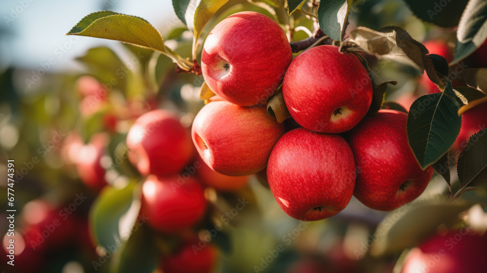 Fresh Apples on the Tree Fresh Apples on the Tree
