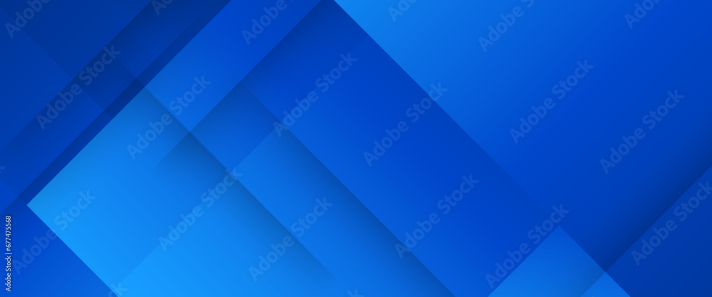 Obraz premium Blue minimal geometric shape abstract background