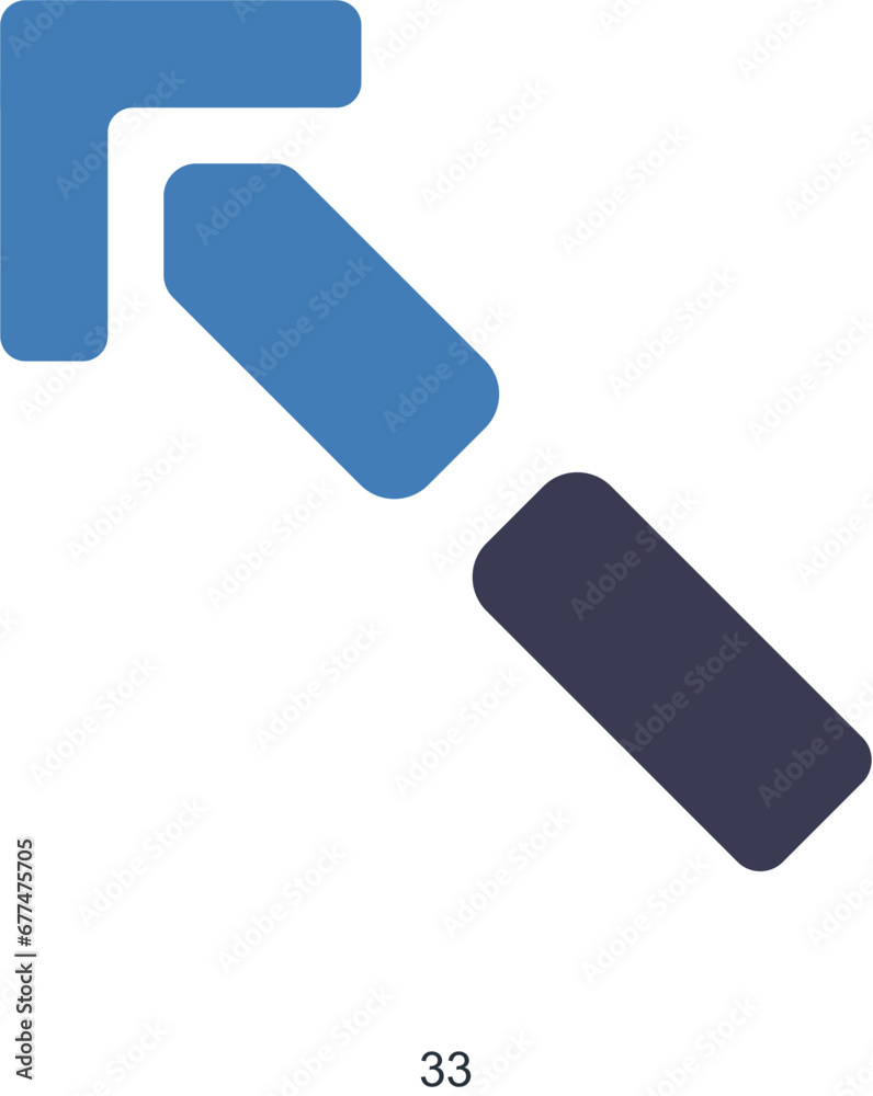 Way and route icon concept Way and route icon concept