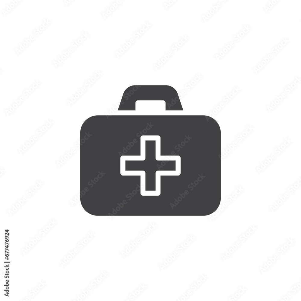 First Aid Kit vector icon First Aid Kit vector icon