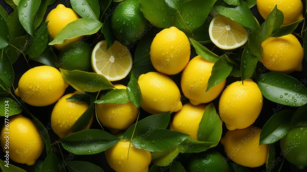 Background from citrus fruits for healthy eating and well-being