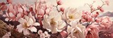 Floral Vintage Seamless Pattern Blooming Peonies , Banner Image For Website, Background Pattern Seamless, Desktop Wallpaper