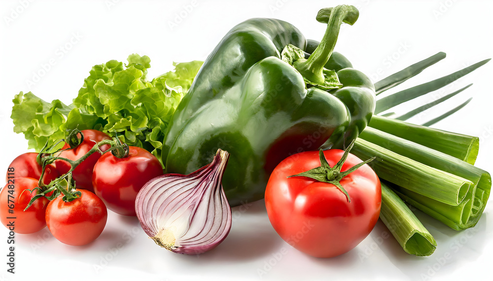 Different fresh vegetables on wooden table Different fresh vegetables on wooden table