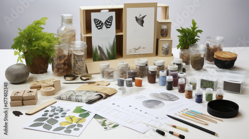 Mini kit for student Eco-Friendly Craft Kits Develop craft kits using sustainable, eco-friendly materials These kits could focus on making items like recycled paper, natural dyes, and home decor