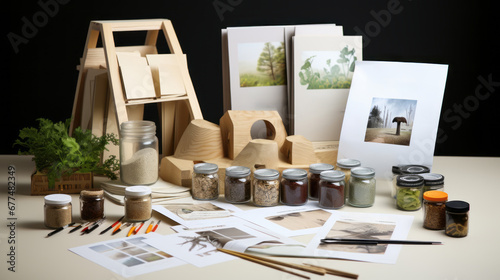 Mini kit for student Eco-Friendly Craft Kits Develop craft kits using sustainable, eco-friendly materials These kits could focus on making items like recycled paper, natural dyes, and home decor