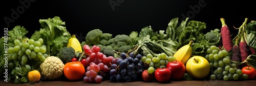 Horizontal Seamless Pattern Healthy Fruits , Banner Image For Website, Background Pattern Seamless, Desktop Wallpaper