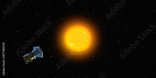 Parker Solar Probe approaching the sun 