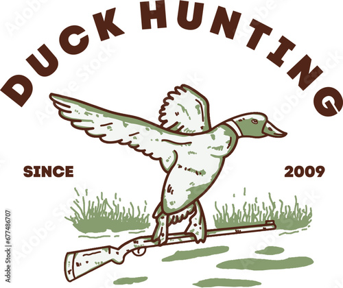 duck hunting community logo