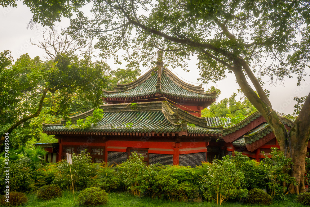 Eling Park , Beautiful Viewpoint and Park during early autumn in Chongqing Yuzhong District , China : 23 October 2023