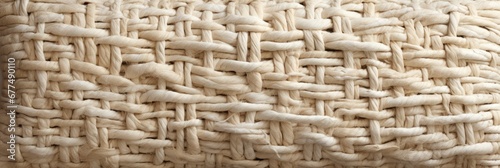 Beige Cotton Woven Sofa Cushion Fabric , Banner Image For Website, Background Pattern Seamless, Desktop Wallpaper