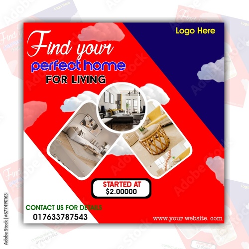 Real Estate Social Media Post banner 