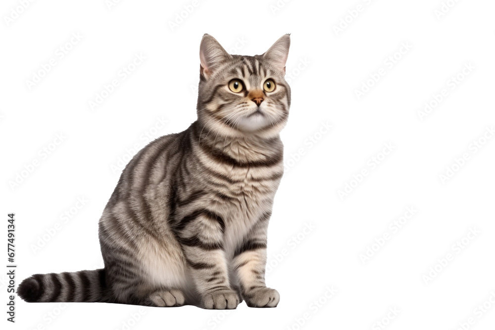 A cat isolated on transparent background. A cat isolated on transparent background.