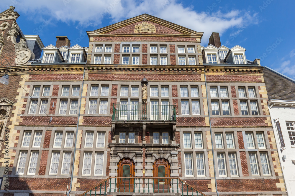 Historic building in the Neerstraat street of Roermond, Netherlands