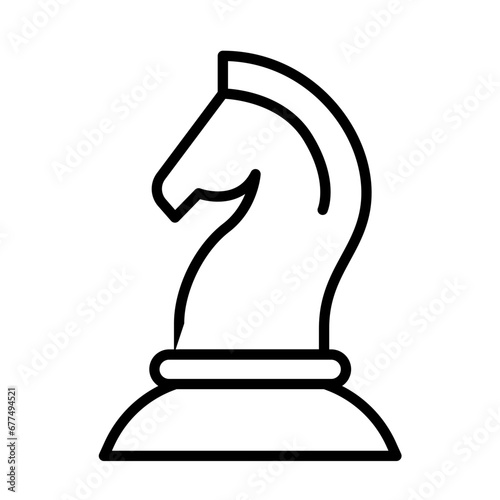 Strategy key performance indicator icon with black outline style. business, strategy, success, marketing, team, plan, management. Vector Illustration