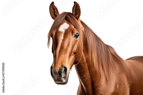 A horse isolated on transparent background.