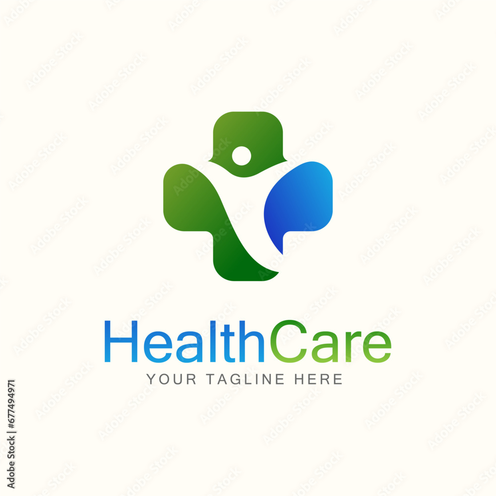 Healthcare and Pharmacy Logo Design and Icon Template Healthcare and Pharmacy Logo Design and Icon Template