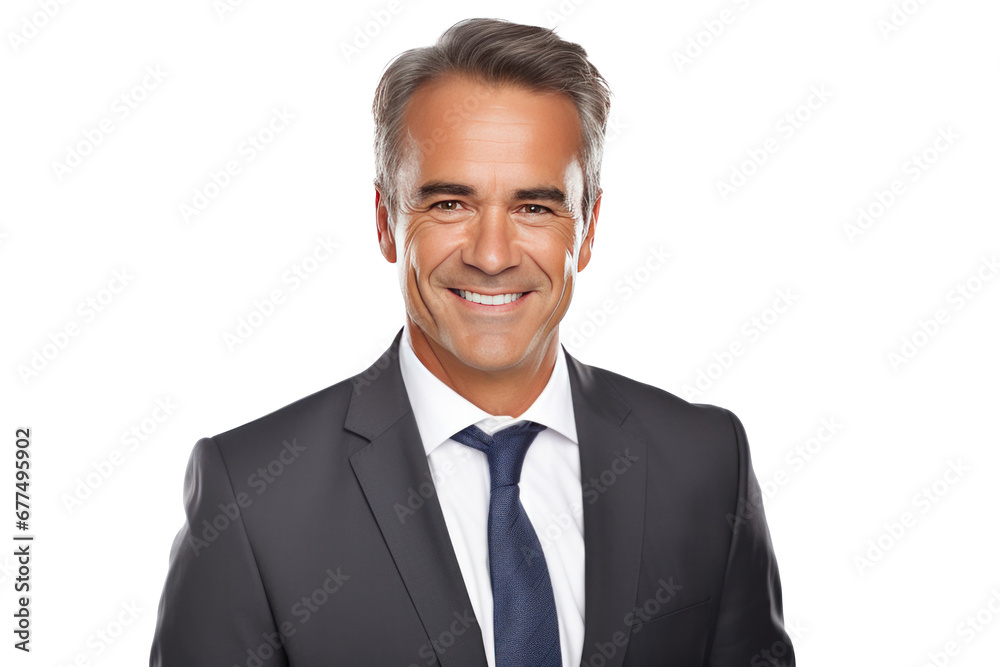 A smiling business man isolated on transparent background. A smiling business man isolated on transparent background.