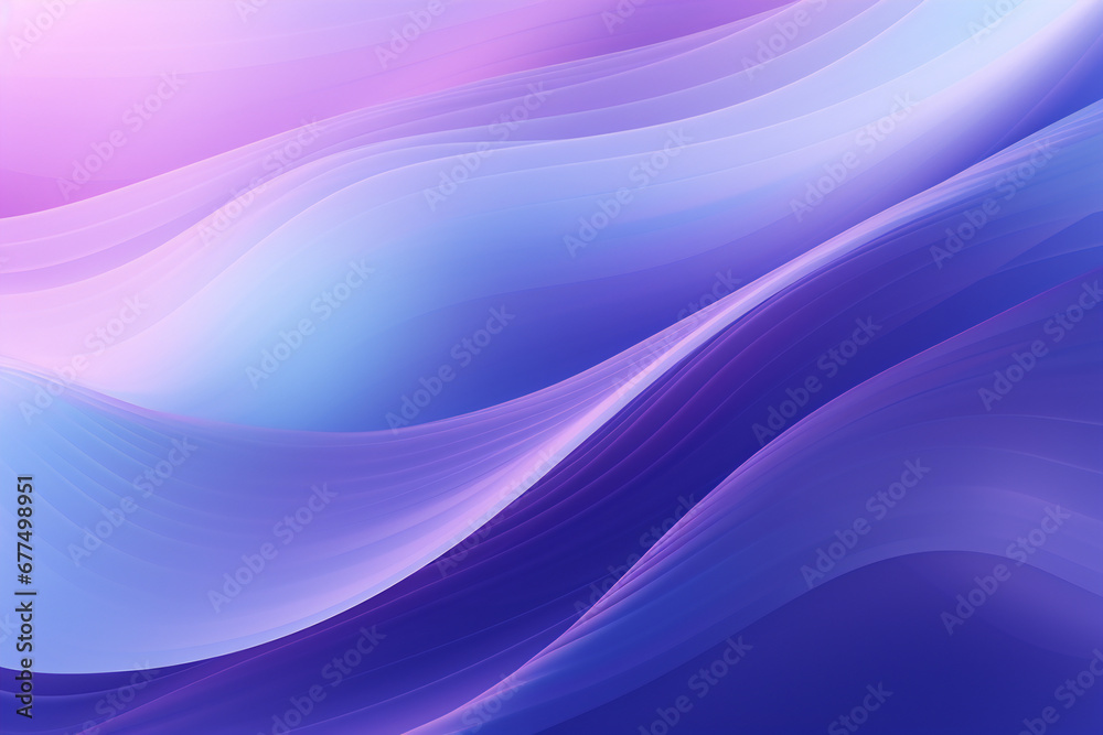 Fototapeta premium Purple cool wave background material, Generative AI 