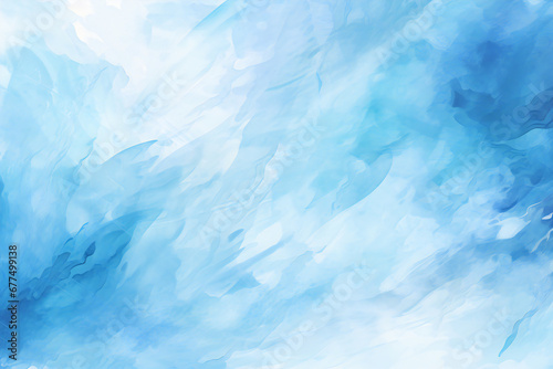 Blue watercolor stylish background material, Generative AI 
