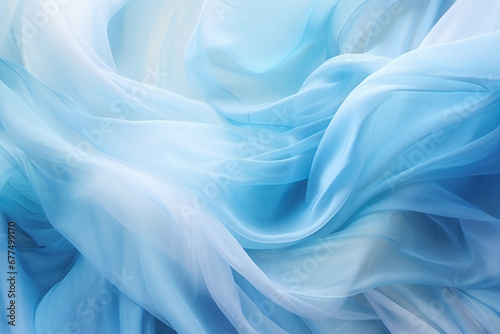 blue cloth background material, Generative AI 