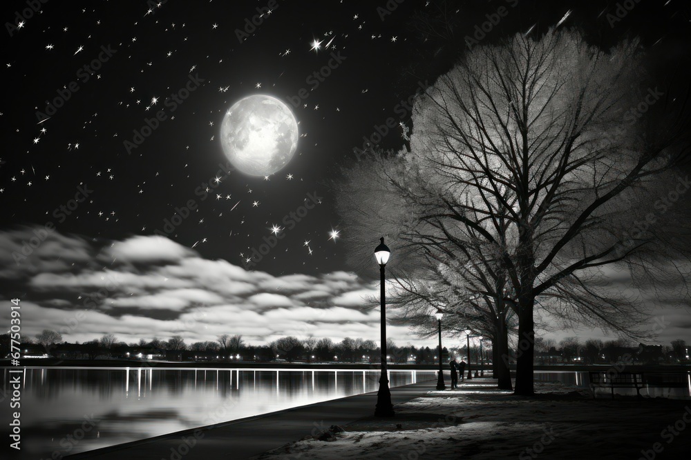 Fireworks: New Year's Eve fireworks or other winter celebrations can create stunning night sky photo opportunities. - Generative AI