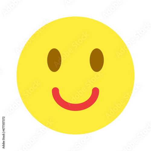 表情、笑顔、スマイルを表すカラースタイルのアイコン