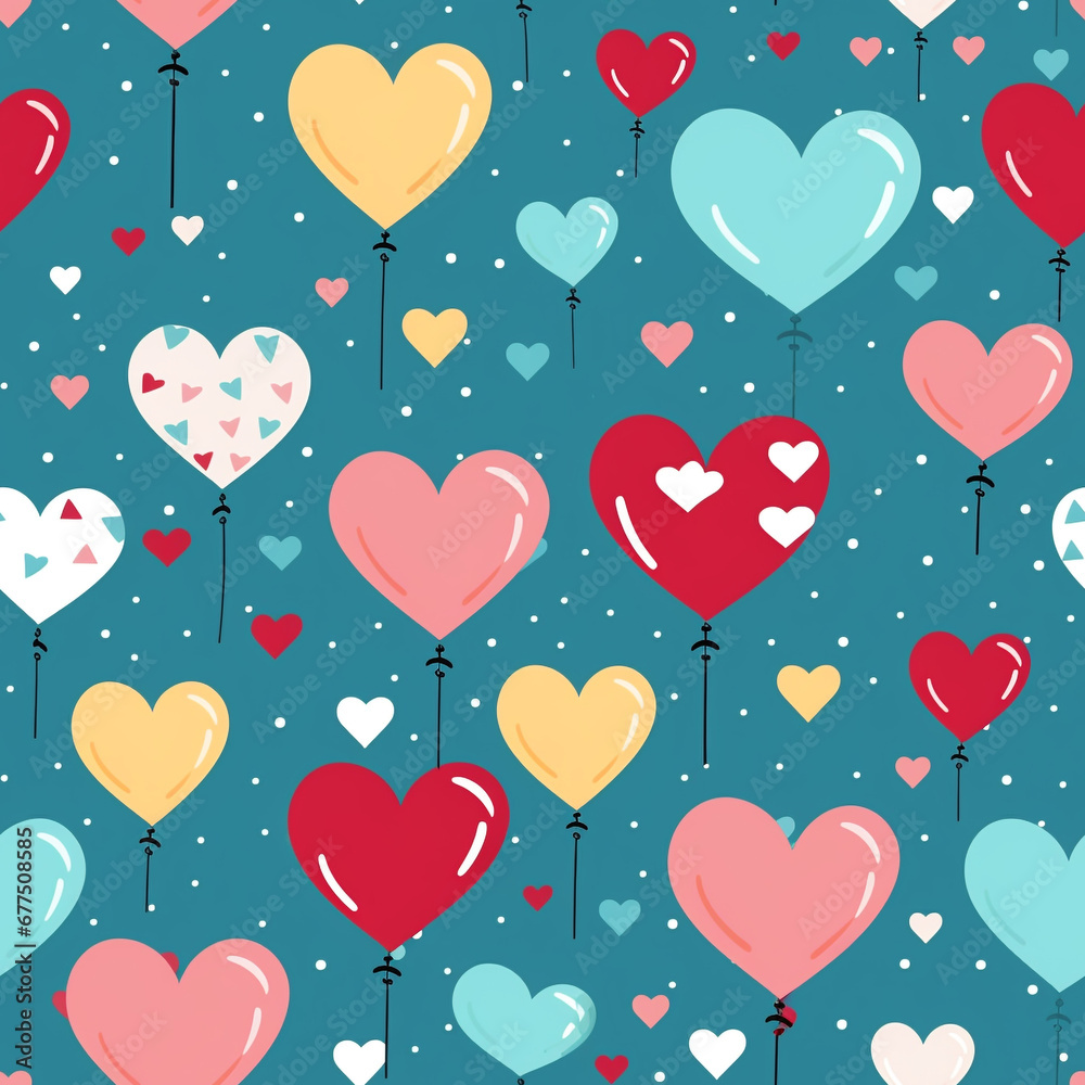 Whimsical Heart Balloons Enchanting Valentines Day Whimsical Heart Balloons Enchanting Valentines Day