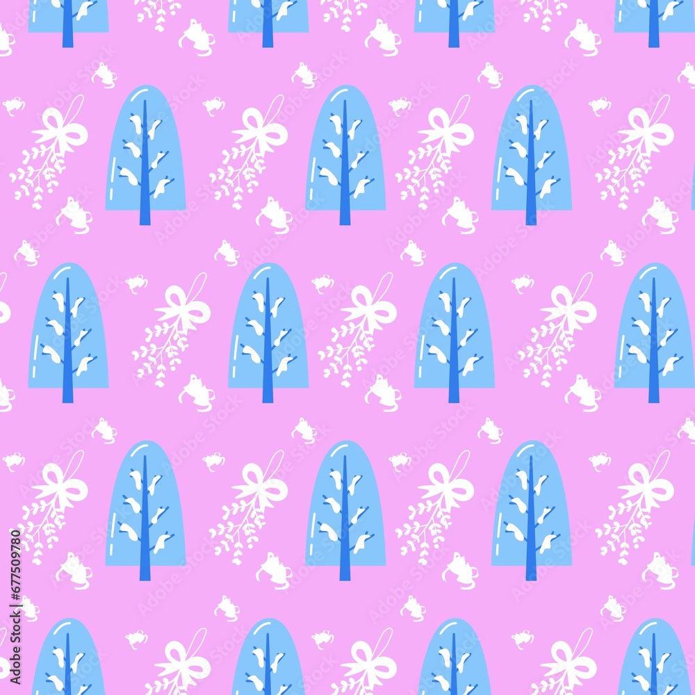 Pink Bliss Seamless Digital Paper Pattern