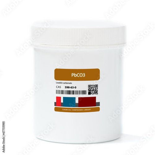 PbCO3 - Lead(II) carbonate. photo