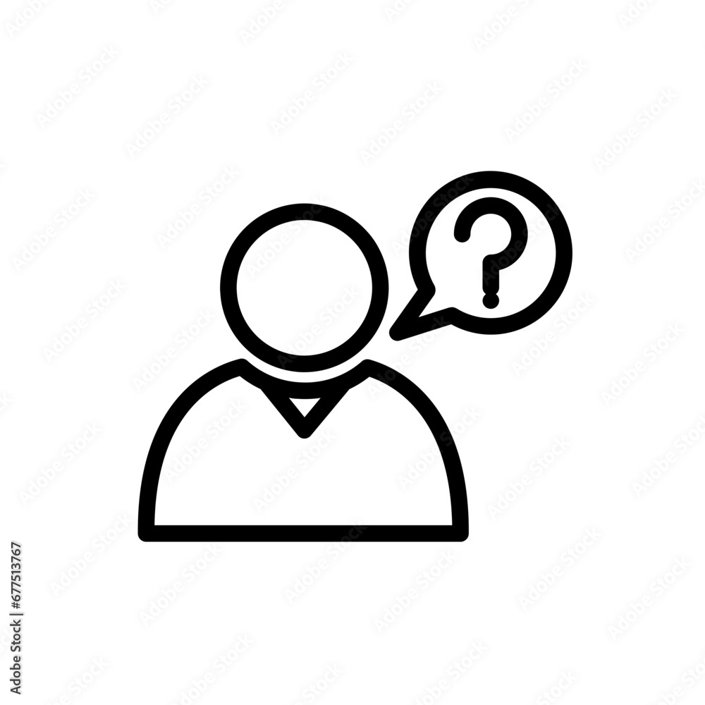 Mark delivery services icon with black outline style. mark, design, symbol, sign, question, faq, problem. Vector illustration Mark delivery services icon with black outline style. mark, design, symbol, sign, question, faq, problem. Vector illustration