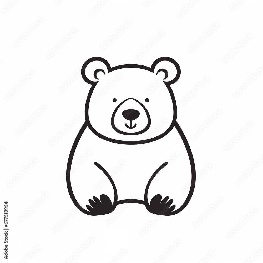 illustration of bear illustration of bear