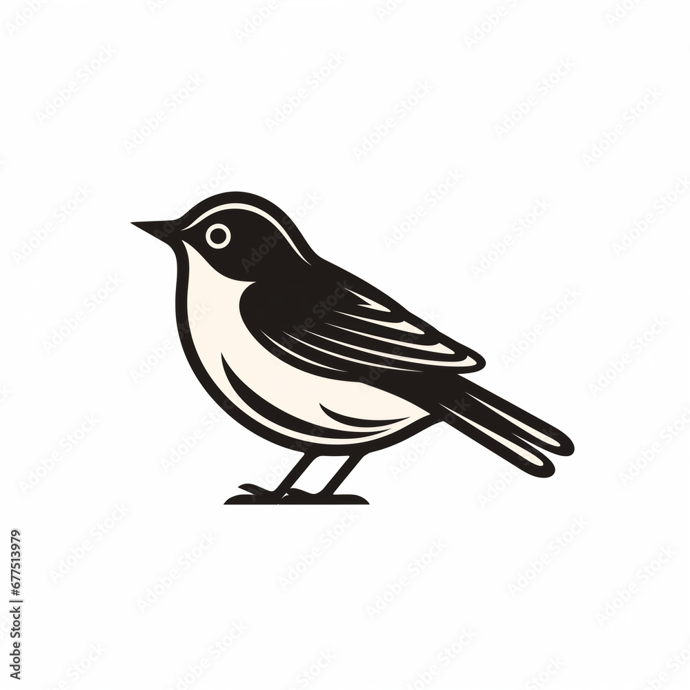Obraz premium bird isolated on white background