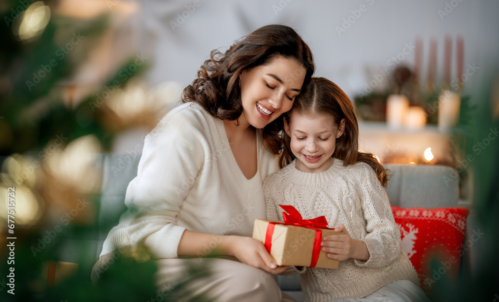 family celebrating Christmas family celebrating Christmas