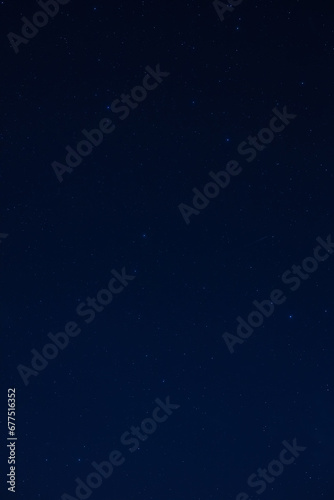 Fototapeta Naklejka Na Ścianę i Meble -  Milky Way stars and constellations on evening sky.