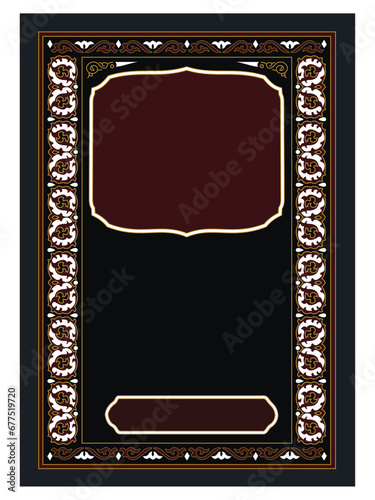 arabic cover, islamic quran book cover, book cover design
