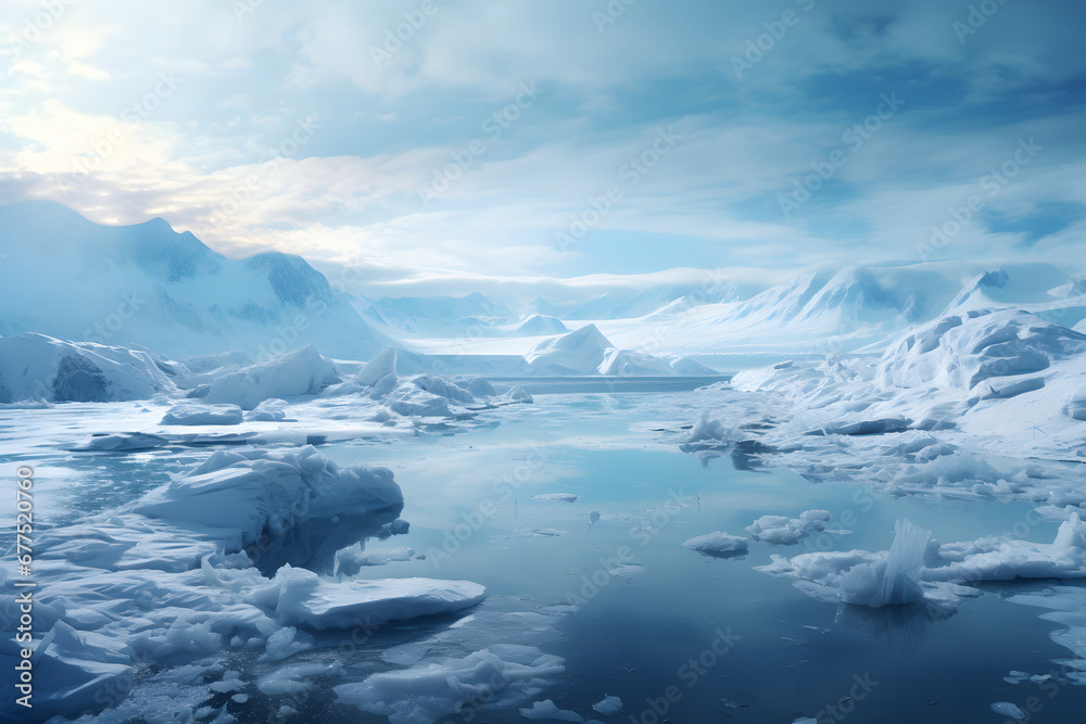 Magische Eislandschaft: Ein Winterwunderland