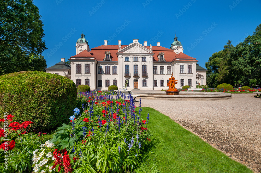 Zamoyski Palace in Kozlowka, Lublin Voivodeship, Poland