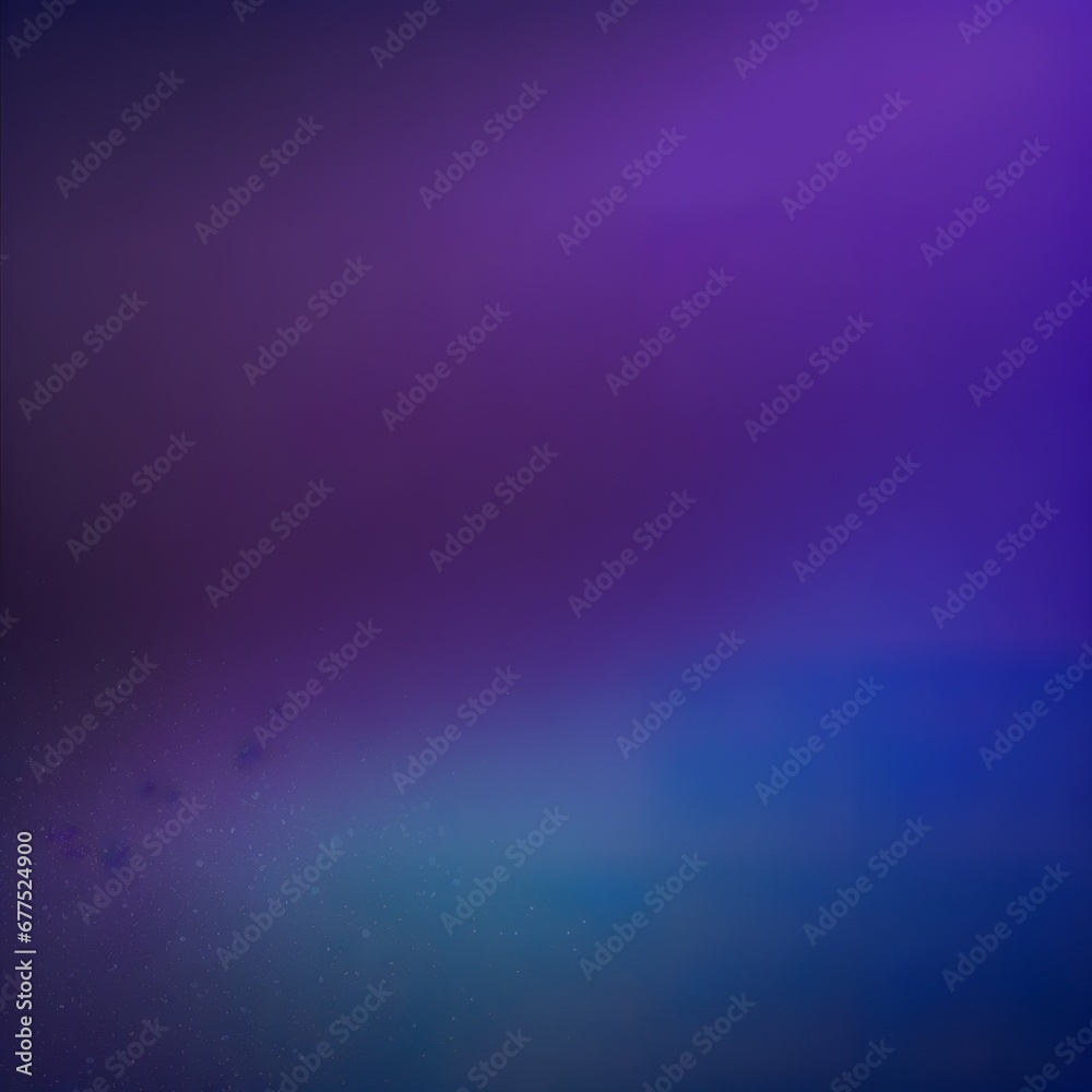 Dark blue purple shades of color gradient background, grainy texture effect, web banner abstract design, copy space blurry Generative AI 