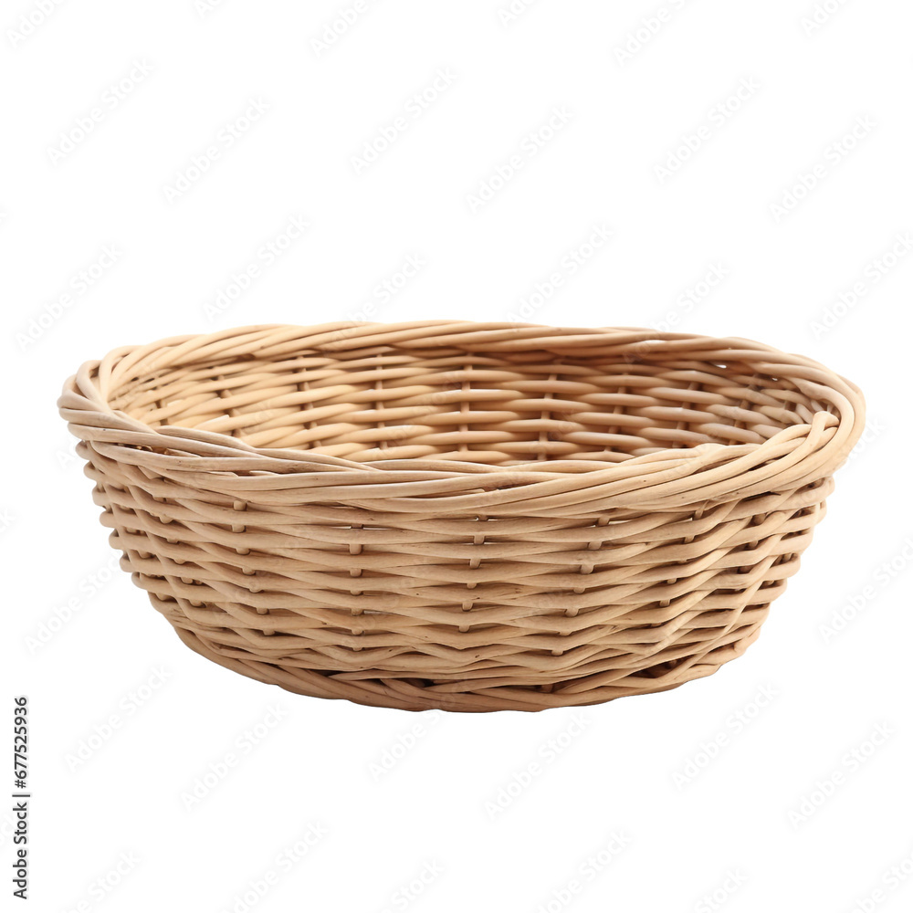 Basket isolated on transparent background
