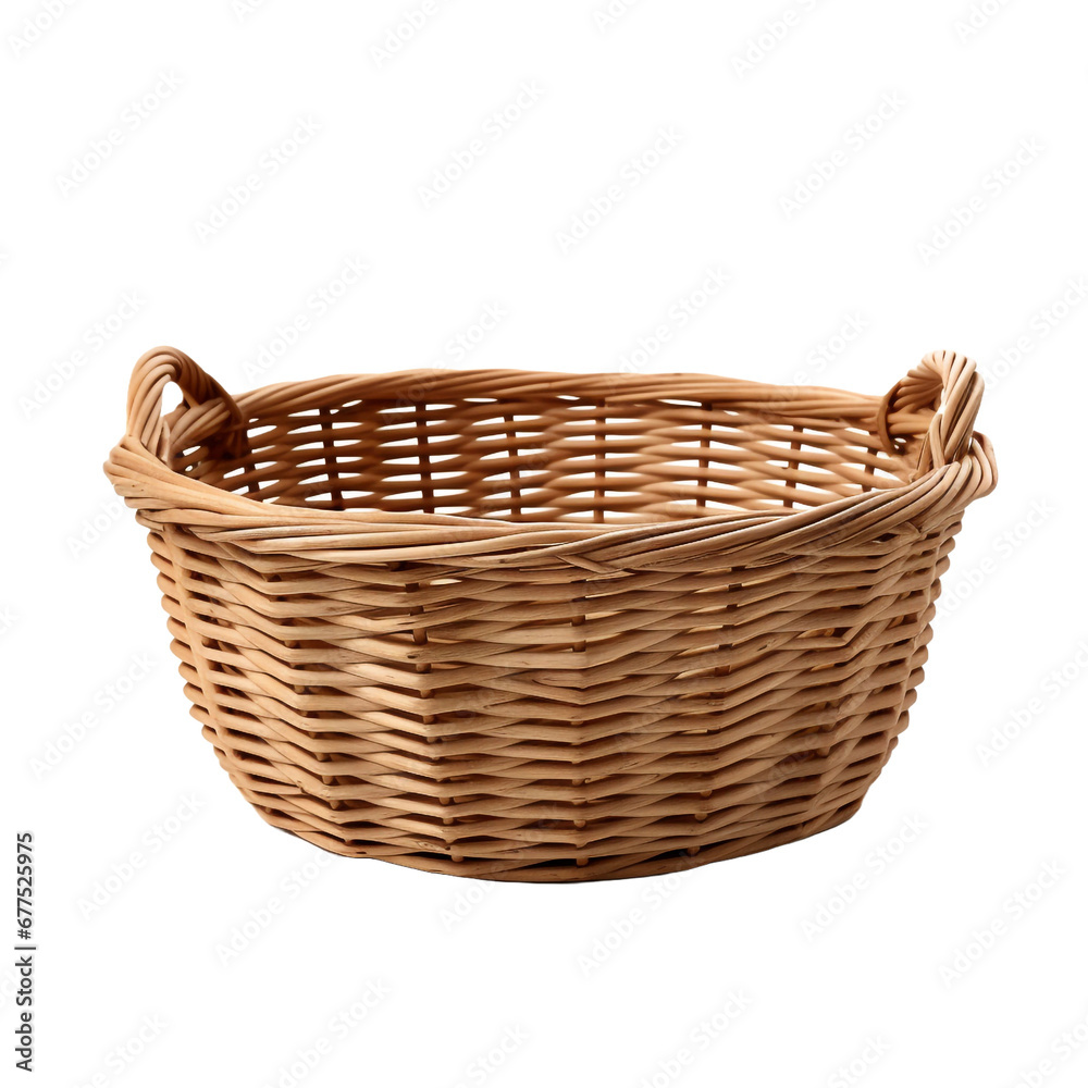 Basket isolated on transparent background Basket isolated on transparent background