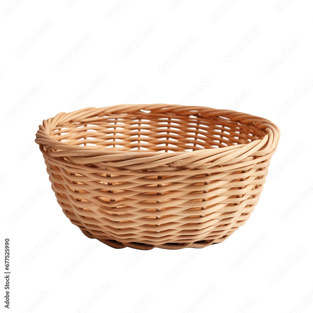 Basket isolated on transparent background