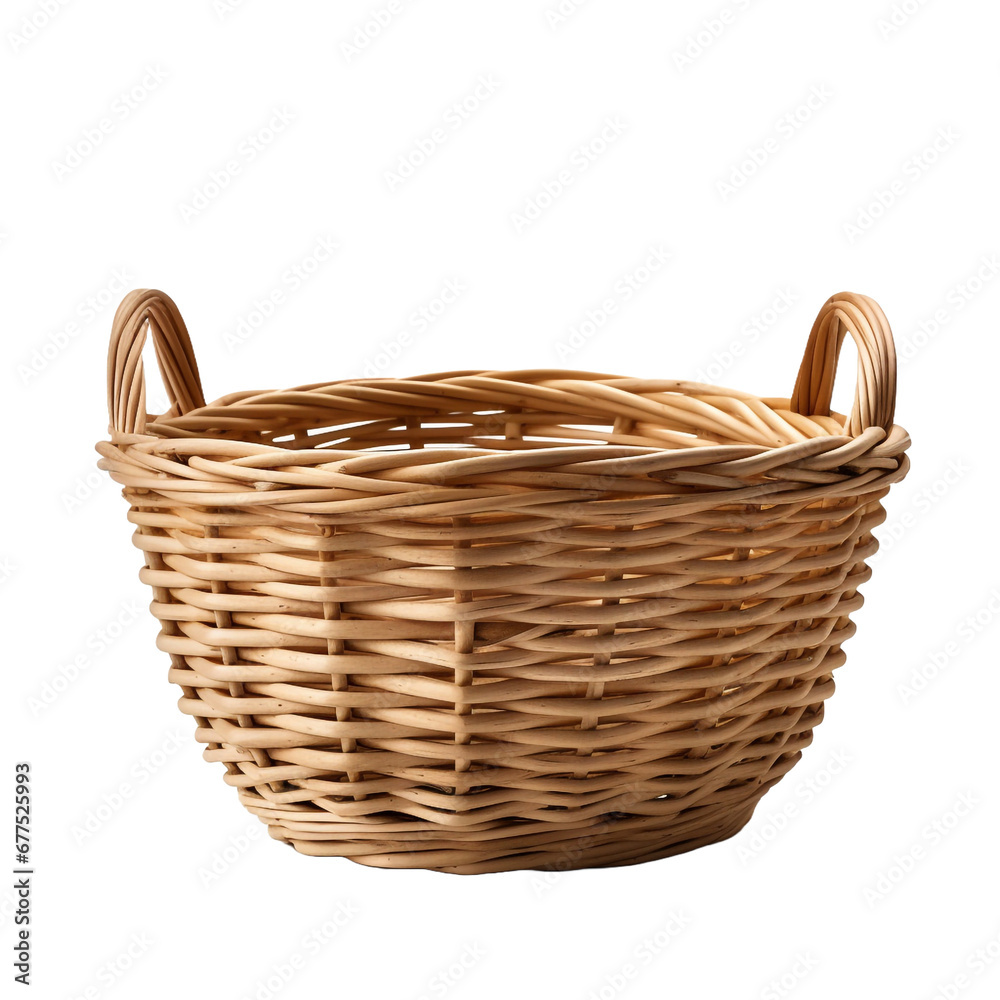 Basket isolated on transparent background Basket isolated on transparent background
