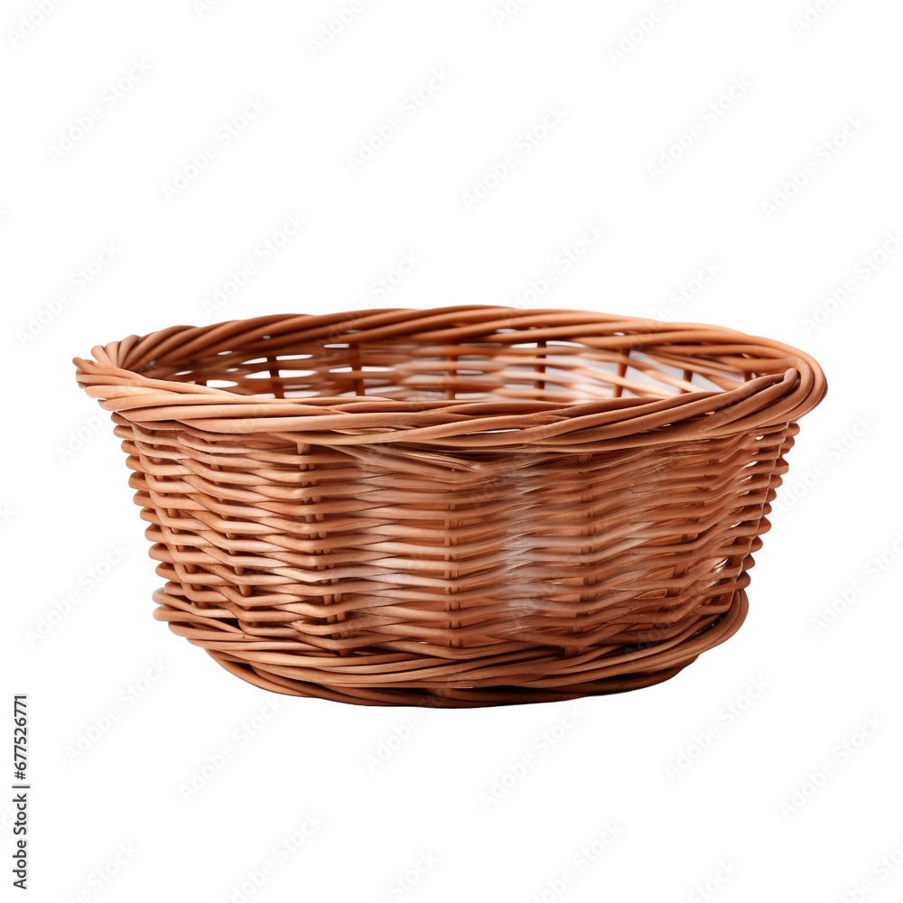 Basket isolated on transparent background