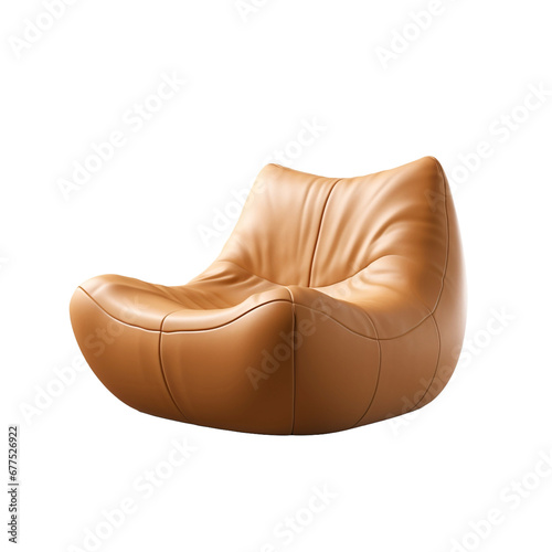 Bean Bag Chair isolated on transparent background